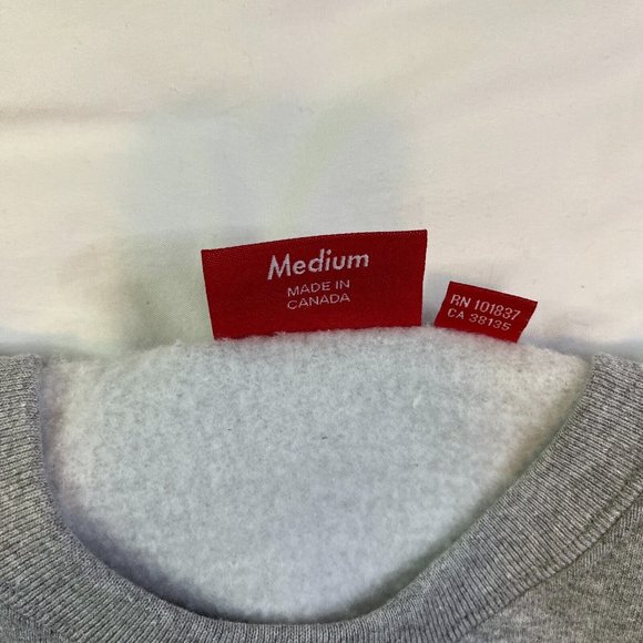 Supreme Box Logo Crewneck Heather Grey FW22 Size MEDIUM - Picture 5 of 9